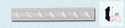 Плинтус потолочный T26 с рисунком 2 м. Уникс