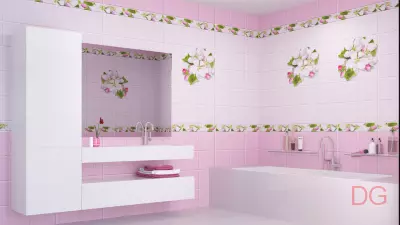 Стеновая панель ПВХ Кронапласт Unique Яблоневый цвет Розовый (0,25 м* 2,7 м* 8 мм)