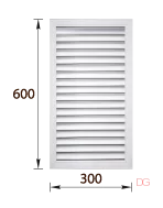 Решетка радиаторная РР6x3 600х300 Идеал
