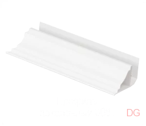 Фур. панели ПВХ (10 мм.) Белый Плинтус потолочный 3м.