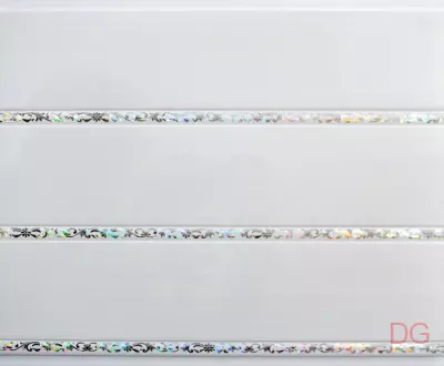 Панель ПВХ Кронапласт 3-х элегия белая 240x3000x8мм