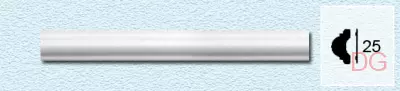 Плинтус потолочный T25 с рисунком 2 м. Уникс