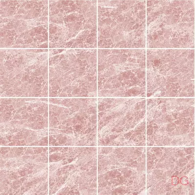 Листовая панель ХДФ Акватон влагостойкая Мрамор Розовый 1220х2440х3,0 мм